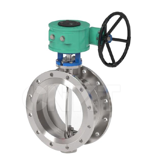 Turbine head ventilation butterfly valve
